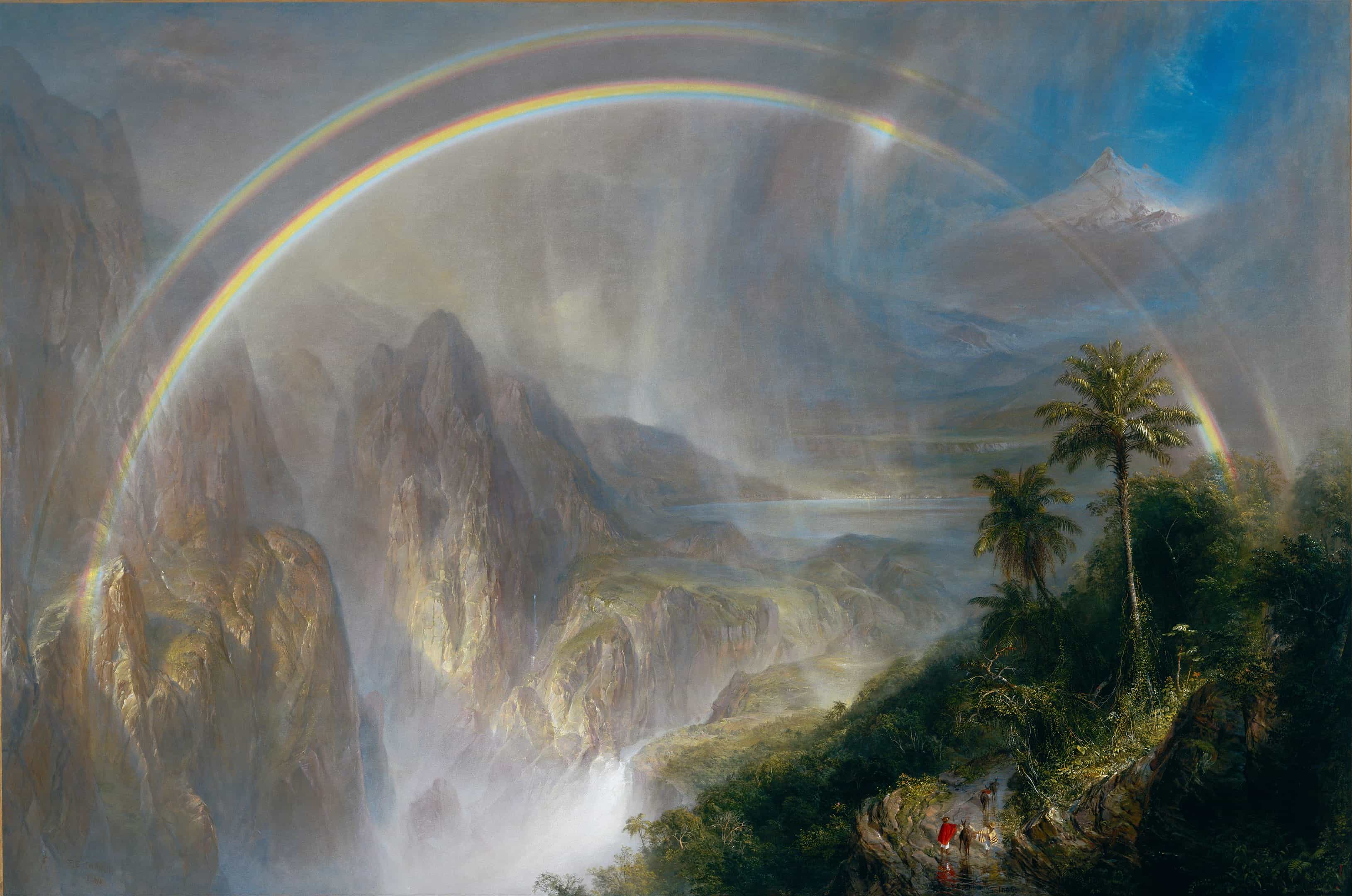 《熱帯の雨季》 フレデリック・チャーチ 1866年